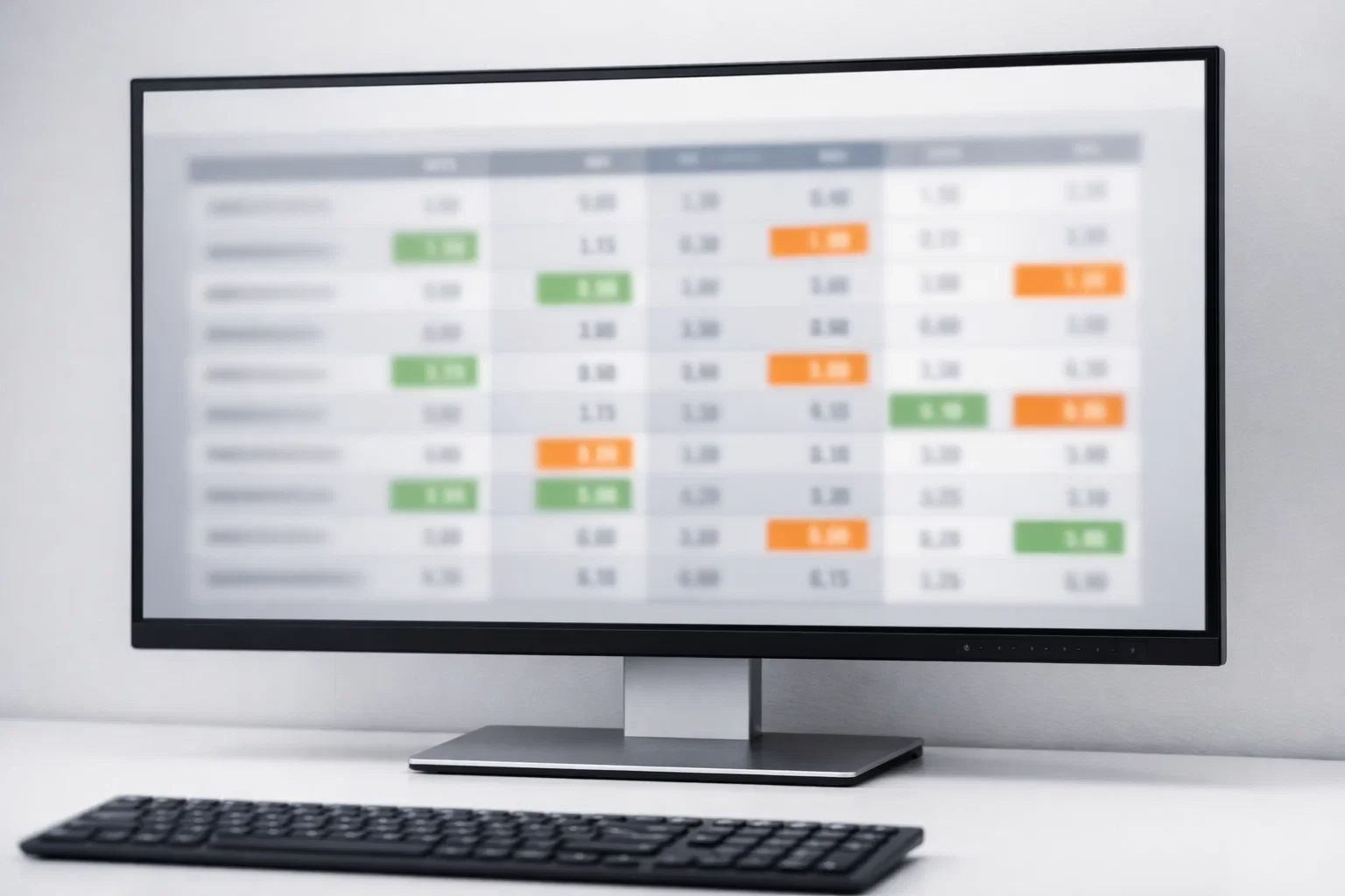 Computerscherm toont overzicht van sportquoteringen met meerdere opties naast elkaar